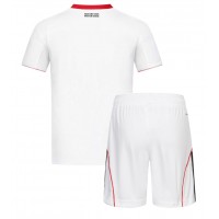 Eintracht Frankfurt Fotballklær Bortedraktsett Barn 2025-26 Kortermet (+ korte bukser)